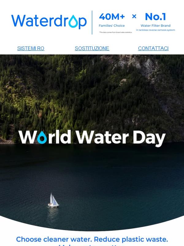 Fai la differenza in questa Giornata mondiale dell'acqua