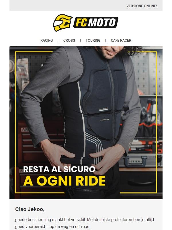 🛡️ Resta al sicuro in ogni ride