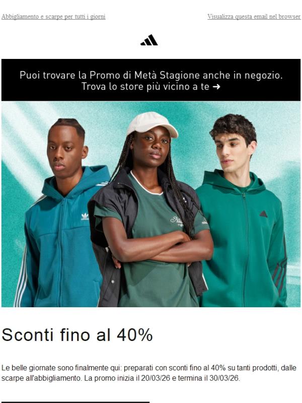 Le belle giornate sono finalmente qui: risparmia fino al 40%