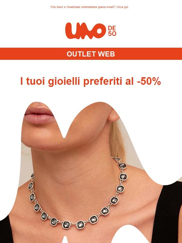 Outlet web: Fino al -50%! 🔥