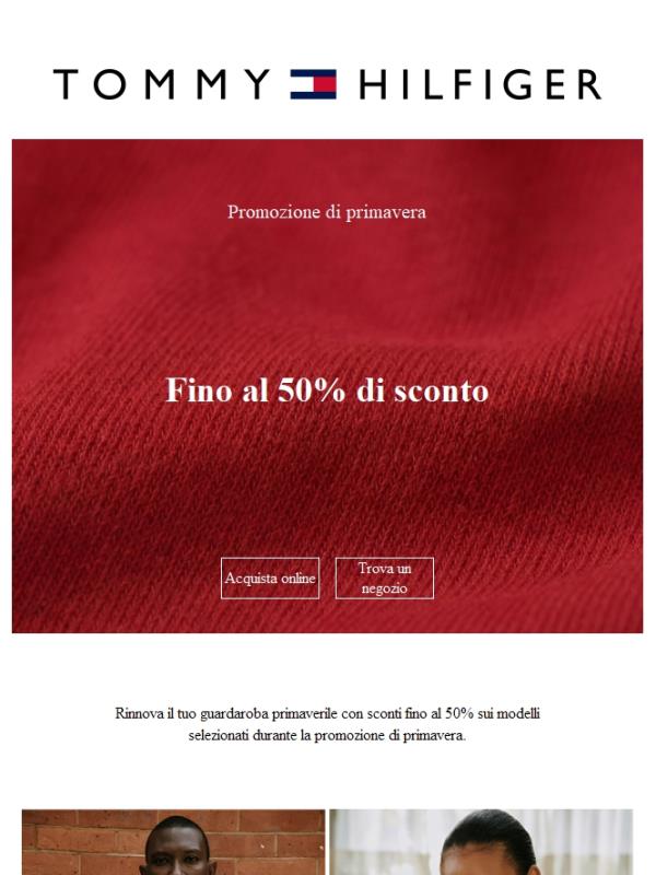 Fino al -50% sui capi essenziali per ogni stagione