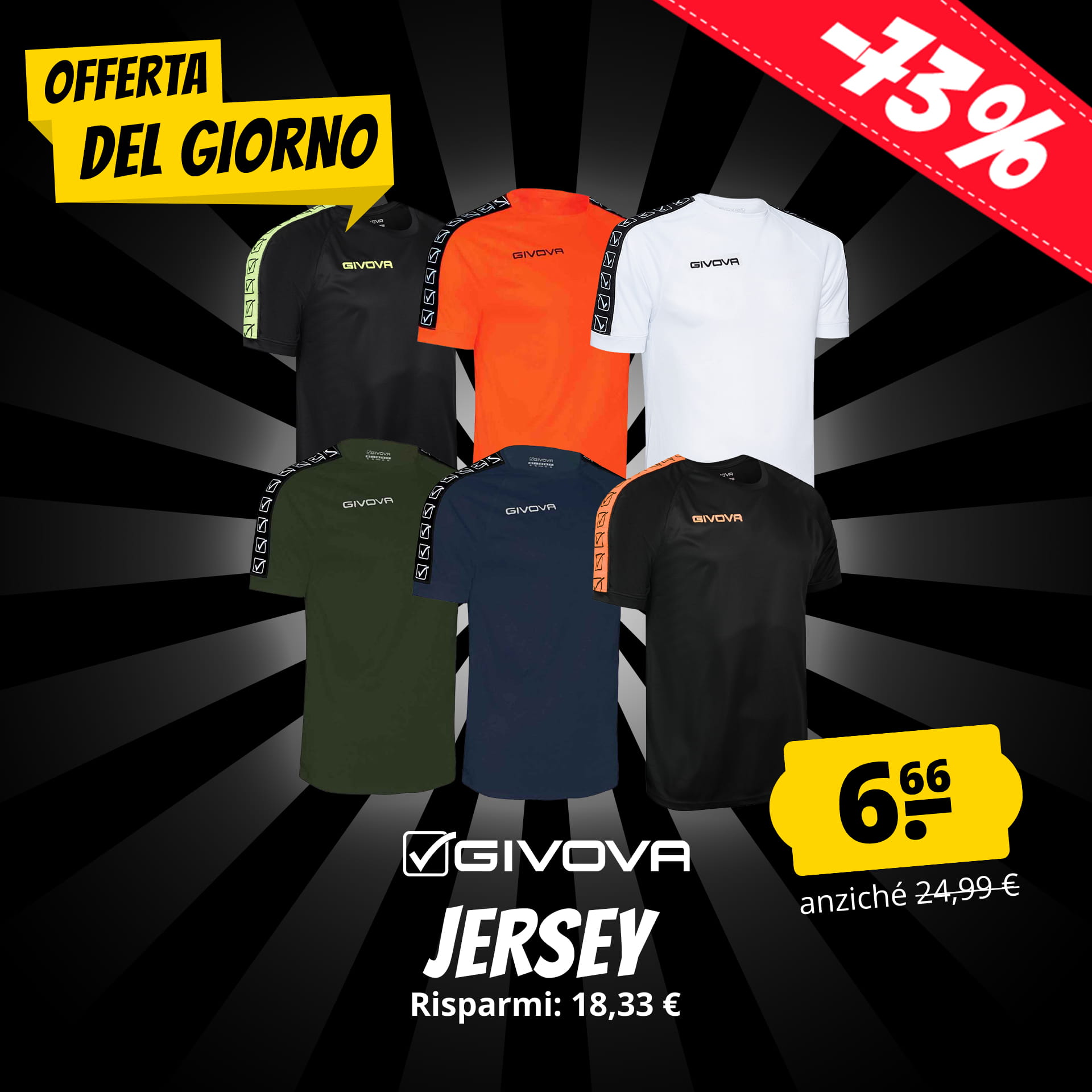givova band uomo maglia per l allenamento