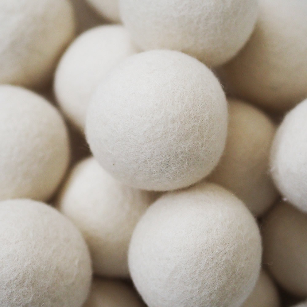 Image of SET 4 PALLE DI LANA PER ASCIUGATRICE IN BORSA HOME SOCIETY