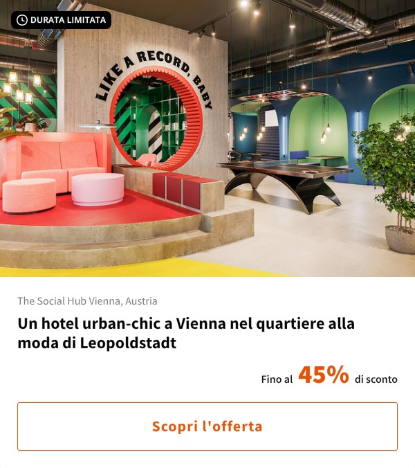 Un hotel urban-chic a Vienna nel quartiere alla moda di Leopoldstadt