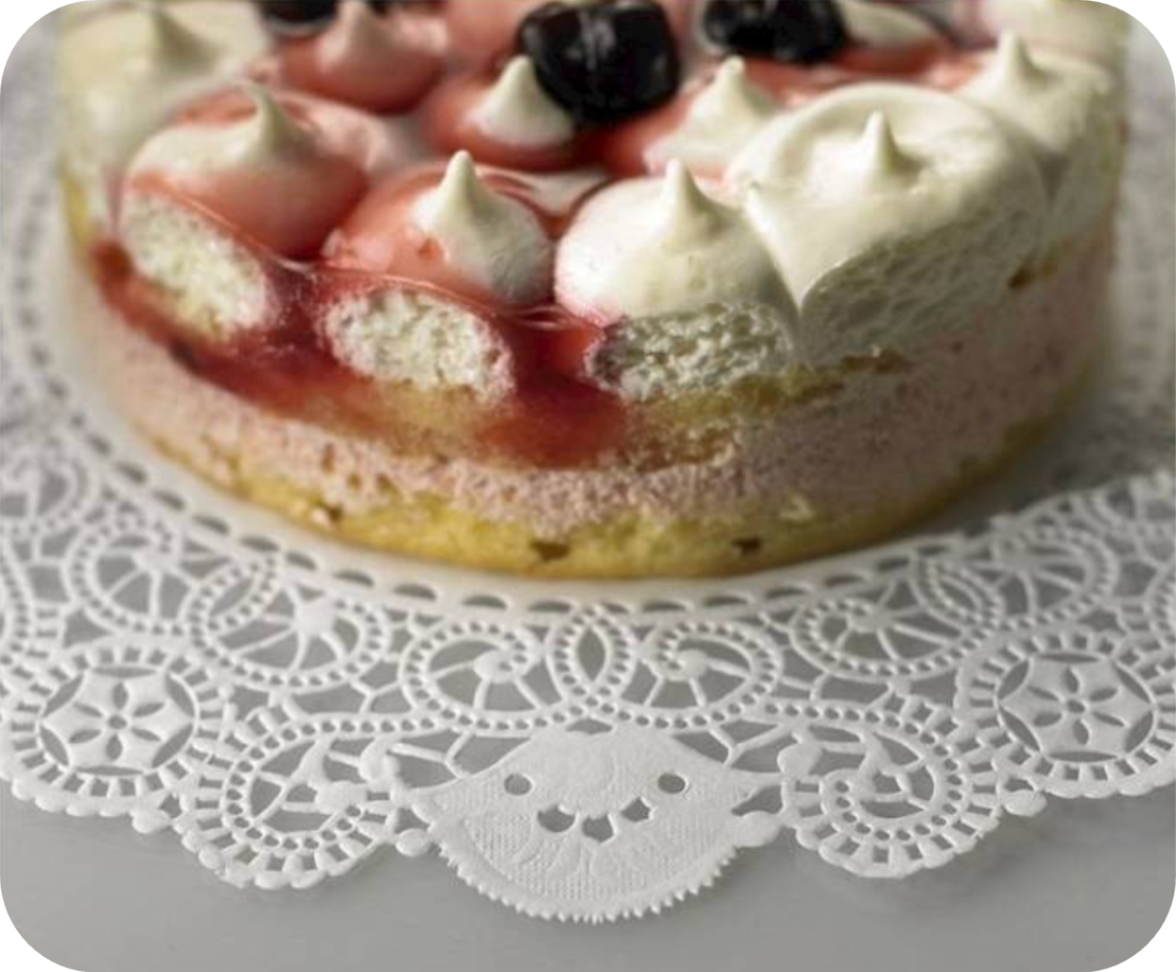 pizzi per torte 40 cm bianca 