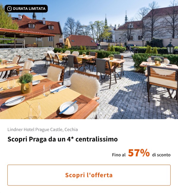 Scopri Praga da un 4* centralissimo