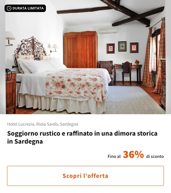 Soggiorno rustico e raffinato in una dimora storica in Sardegna