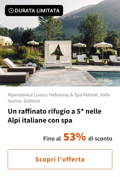 Un raffinato rifugio a 5* nelle Alpi italiane con spa