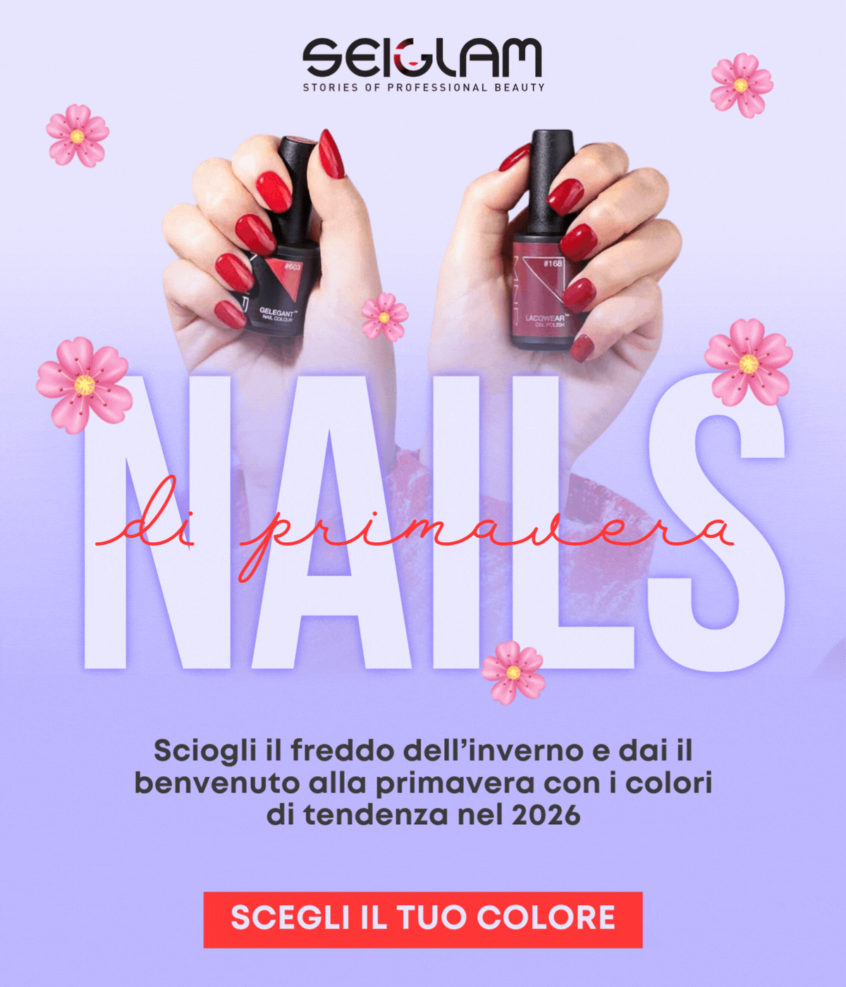 Tonalità smalti primavera 2026