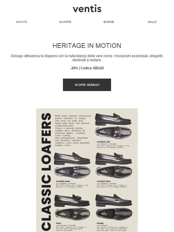 Il classico Sebago, ora al -20%