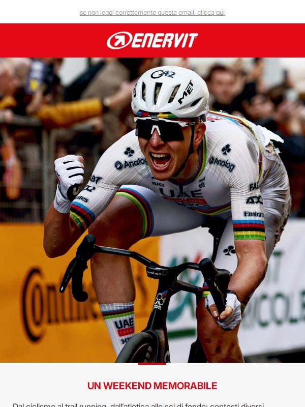 I campioni dello sport scelgono Enervit.