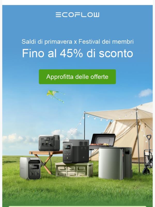 Saldi di primavera EcoFlow e Festival dei membri: inizia ora!