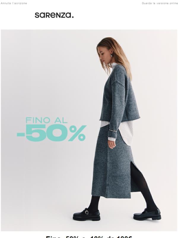 Fino al -50%: ultimo avviso 📢