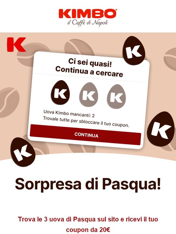 🔎 Gioca con Kimbo e ricevi 20€ di sconto!