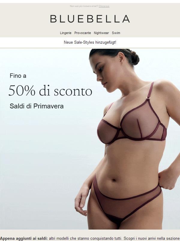 i saldi di Primavera si arricchiscono di nuovi articoli