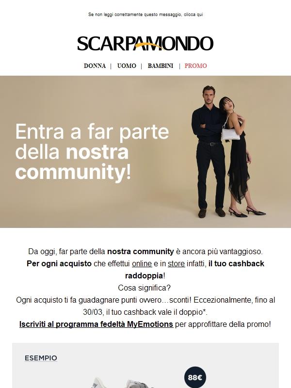 Raddoppia il tuo cashback! 🎁