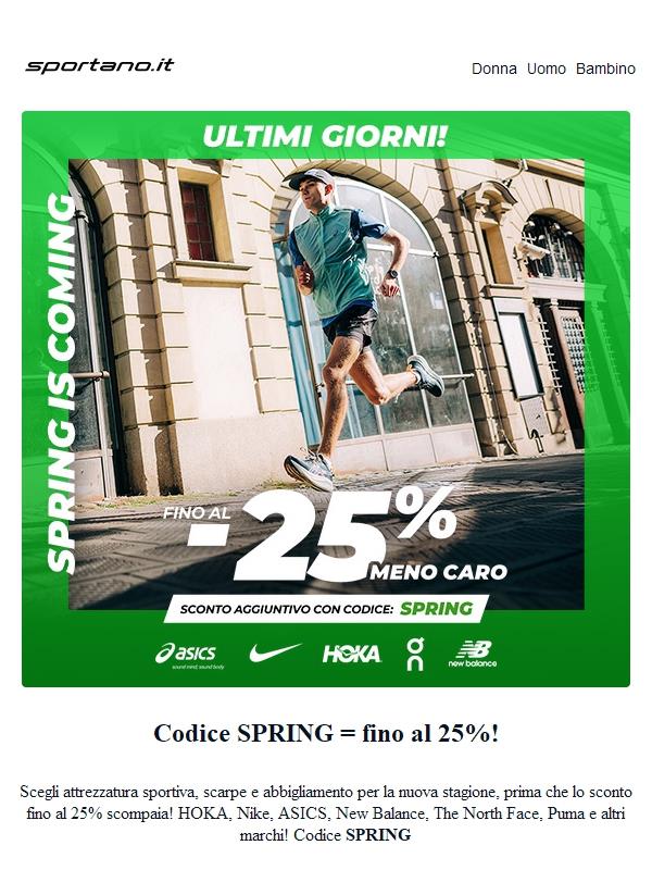 È già il finale della promozione Spring is Coming! Approfitta adesso!