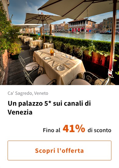 Un palazzo 5* sui canali di Venezia