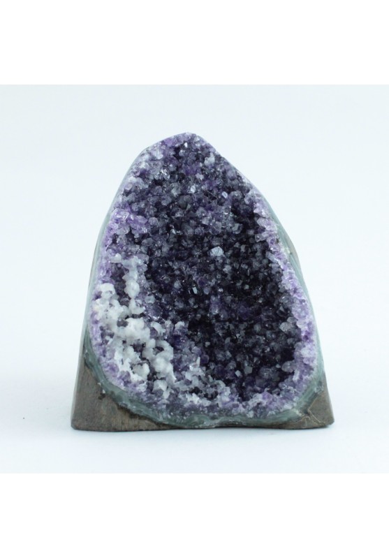 Image of Drusa Ametista con formazione di Calcite 540 gr Minerali Collezionismo