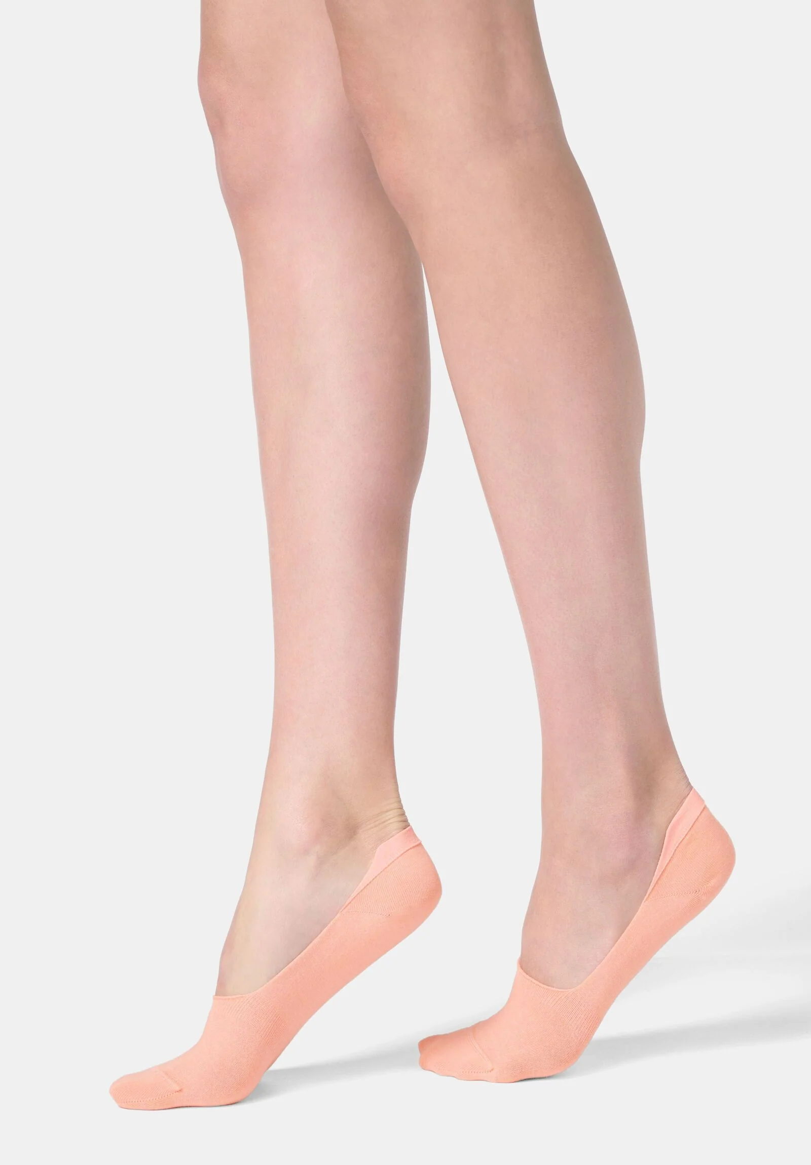 Image of Calzino Fantasmino in Cotone Bio - Rosa Salmone