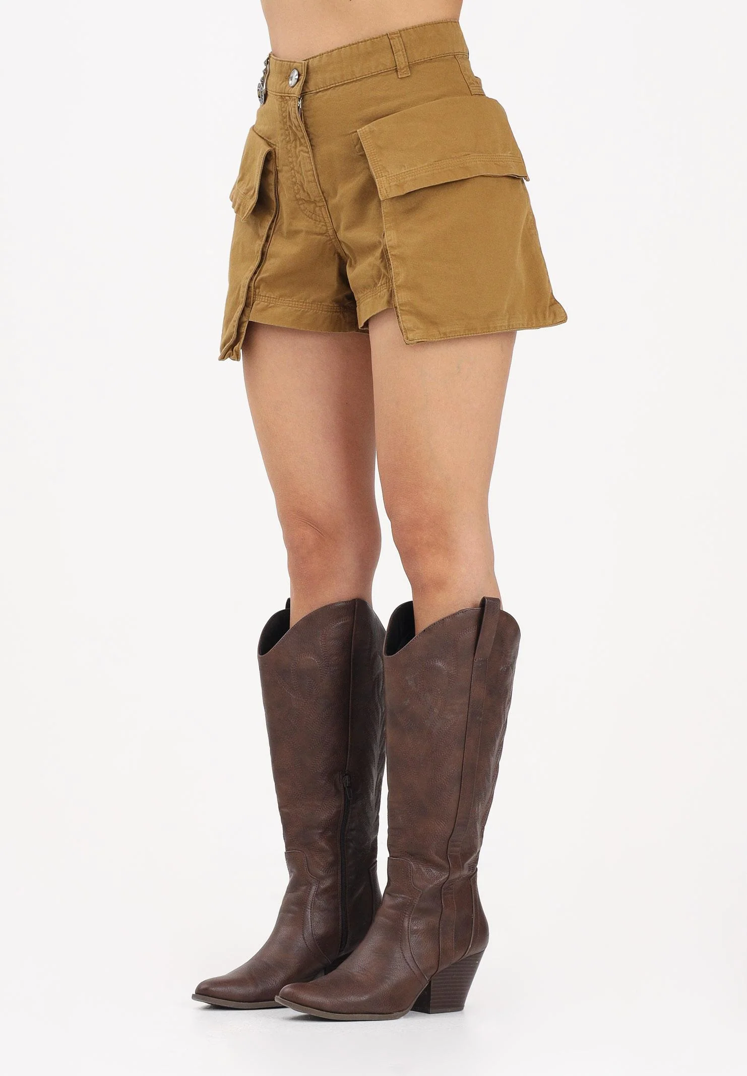 Image of PINKO Shorts cargo kiwi da donna