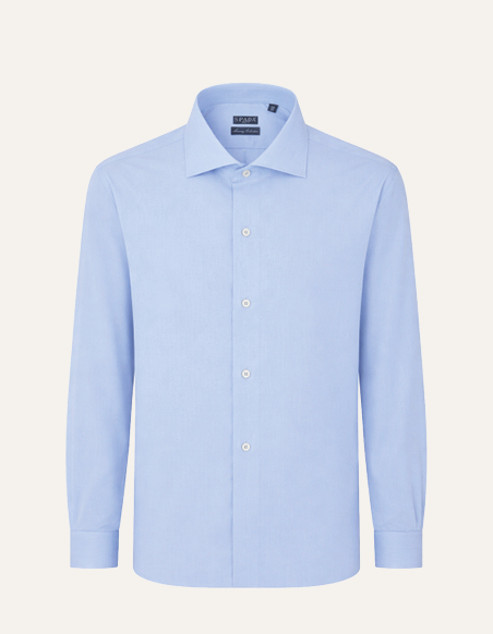 Camicia fil a fil in cotone