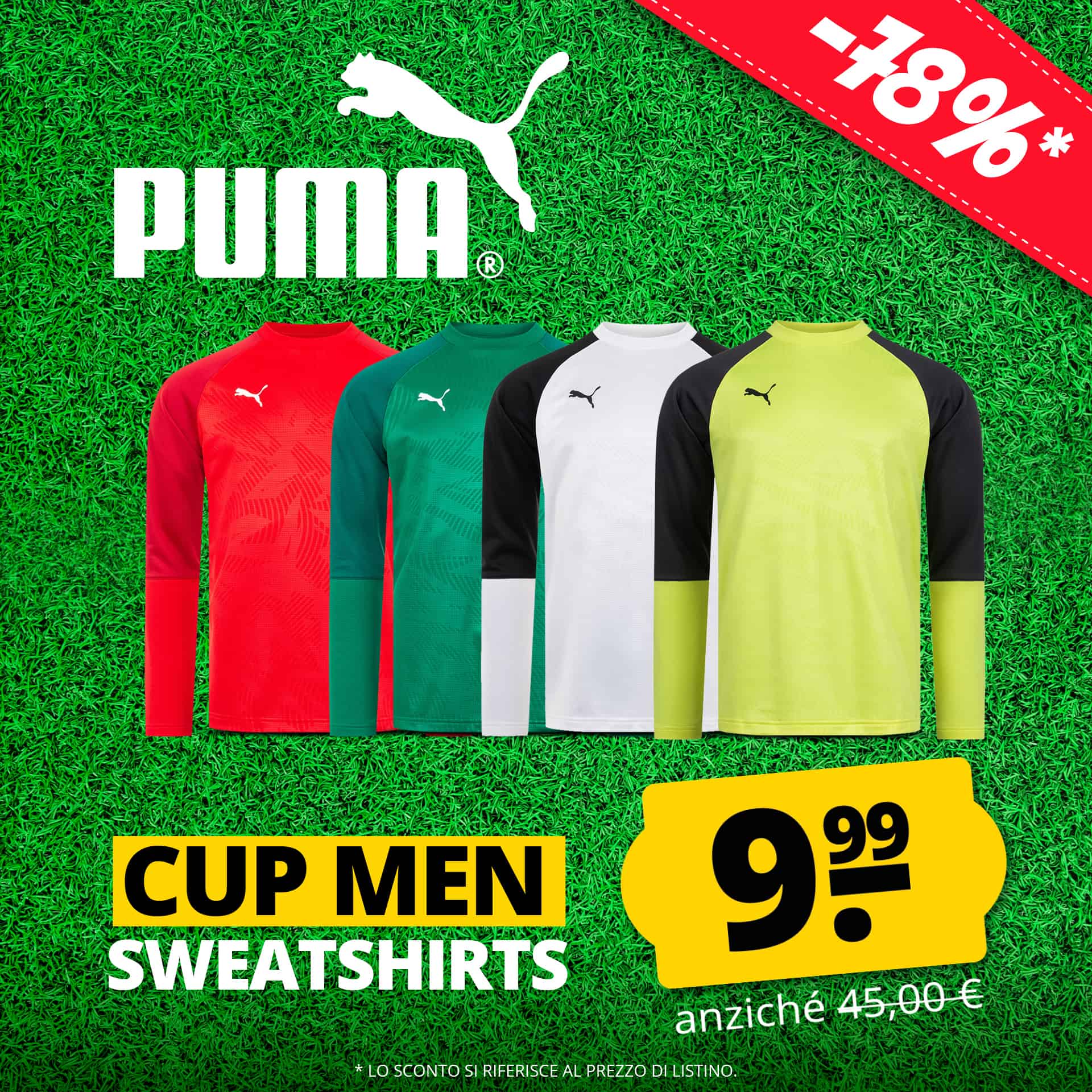 PUMA CUP Sweat Core Uomo Felpa per l'allenamento