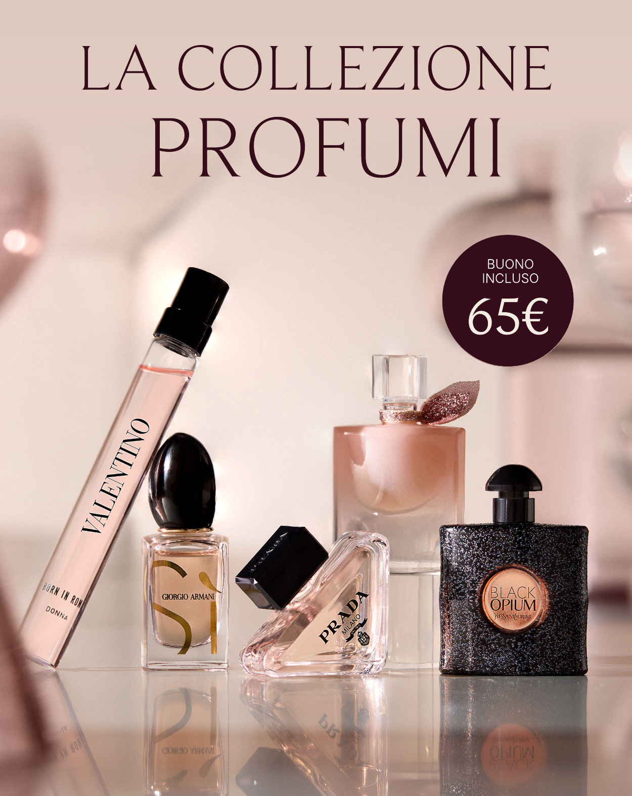 la collezione profumi