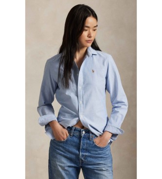 camicia-oxford-blu-slim