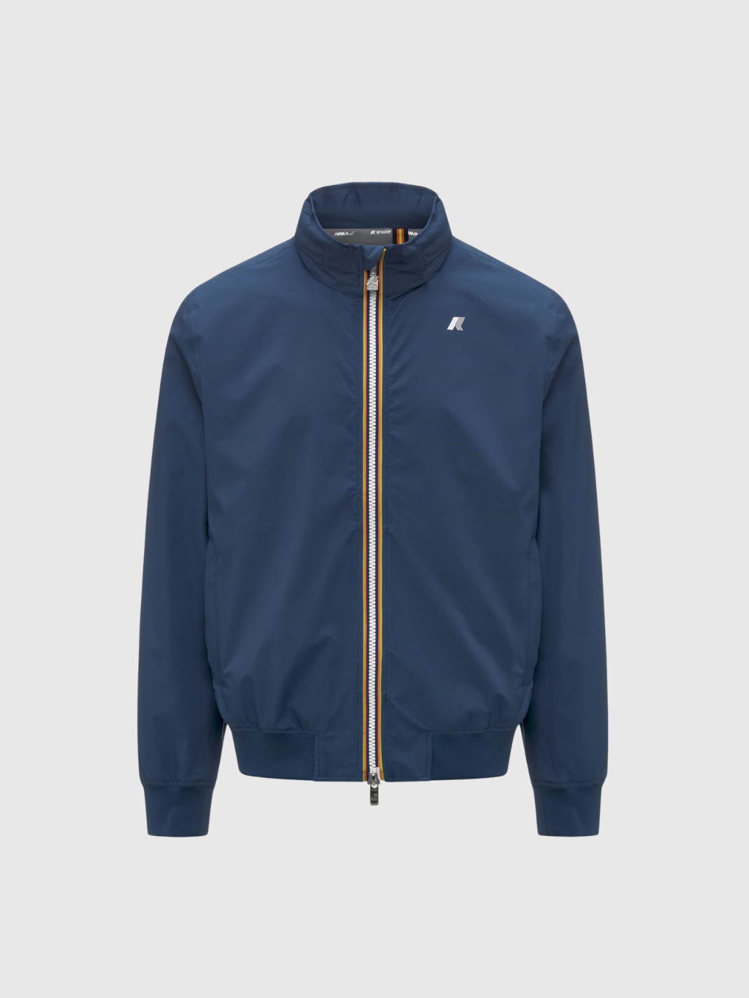 an image of a green jacket with a hood and a zipper