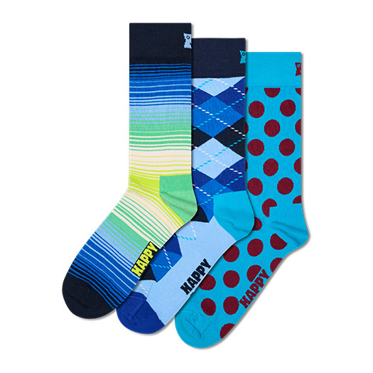 Confezione da 3 calzini geometrici