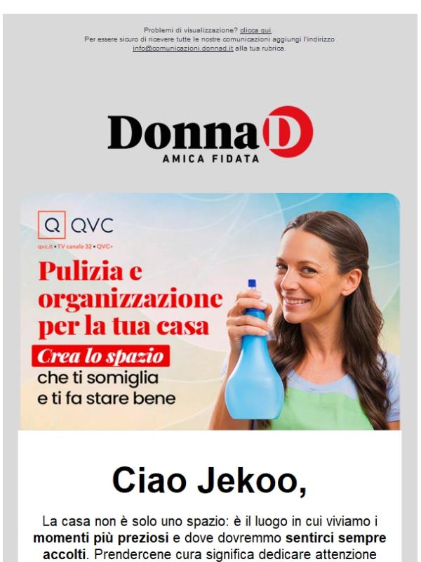 Fai risplendere la tua casa con i consigli degli esperti QVC e della tua Amica Fidata!