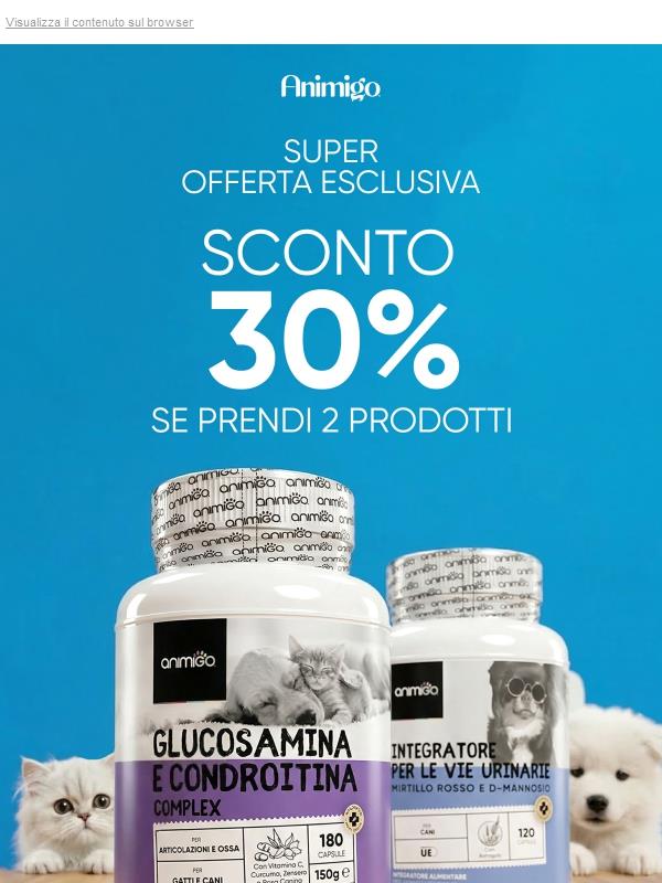 ⏰ Ultimi Giorni Per Il -30% Esclusivo Su 2 Prodotti Pet