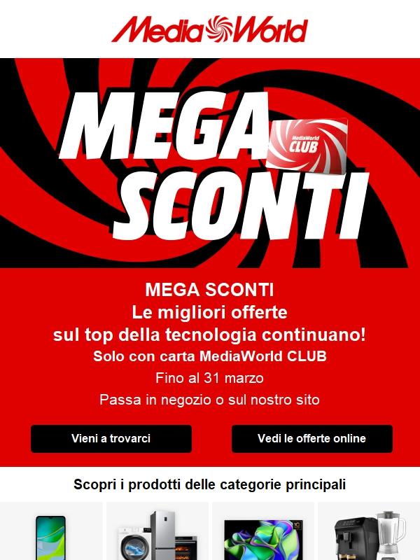 MEGA SCONTI fino al 31/03: scopri le nuove offerte!