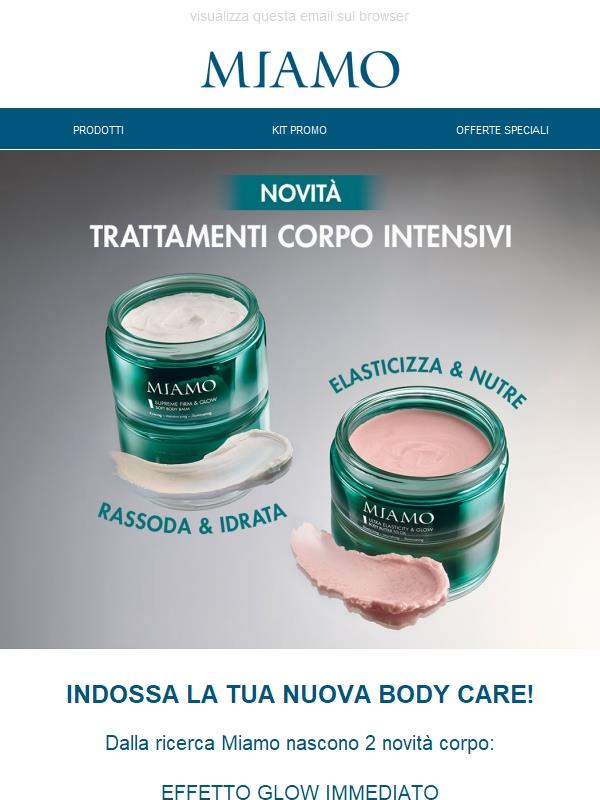 Indossa la tua nuova Miamo body care!