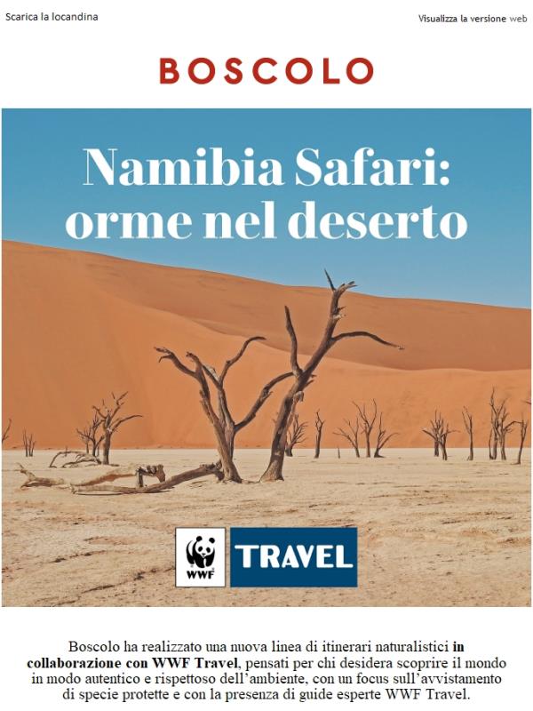 Safari in Namibia con WWF Travel