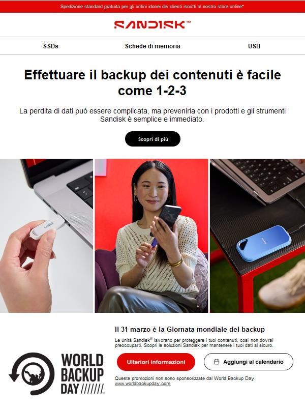 Configura e non pensarci più con l'app mobile Sandisk