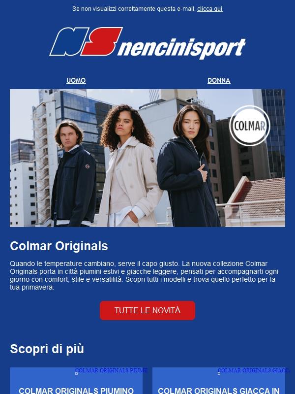 Leggerezza firmata Colmar Originals