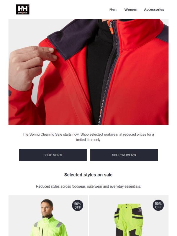 Up to 50% off select styles