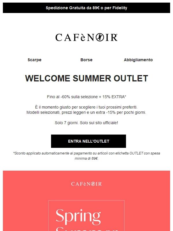 Online ora: Outlet & -15% extra per 7 giorni