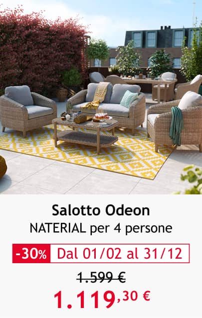 Salotto Odeon NATERIAL per 4 persone  - 1119,30&euro;