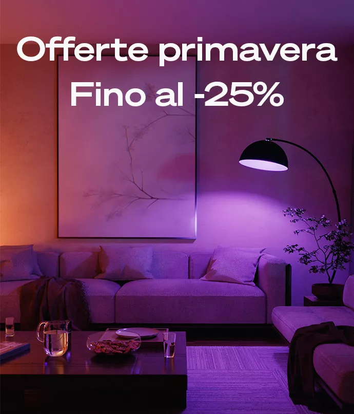 Fino al -25% per il tuo upgrade di primavera