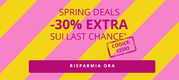  -30% extra sui saldi