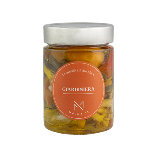 Giardiniera sott'olio tagliata a mano 300g
