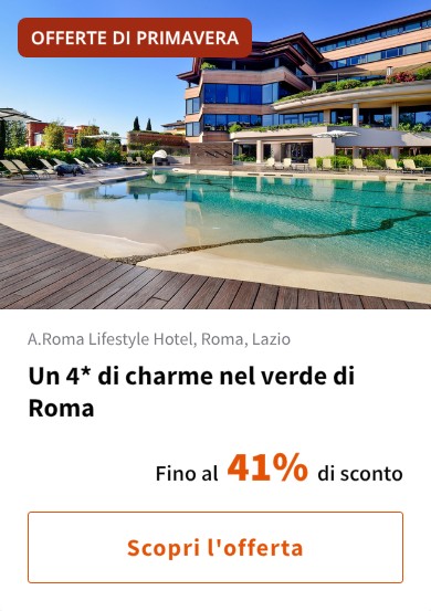 Un 4* di charme nel verde di Roma