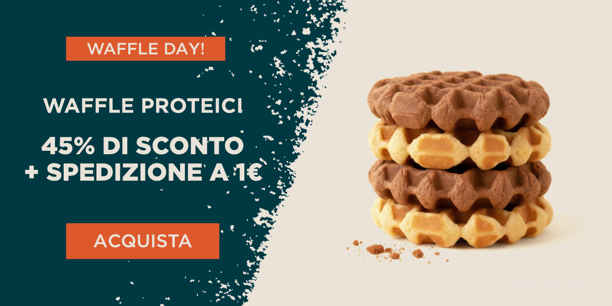 45% + SPEDIZIONE A 1€ CON I WAFFLE