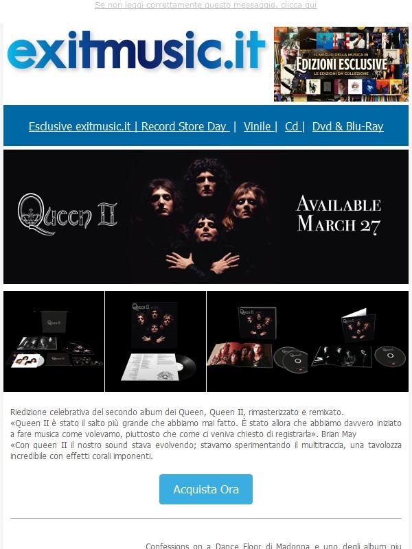 MusicZone @exitmusic.it ..Le Novità Della Settimana, Queen, Madonna, Flea, Melanie Martinez, Kanye West