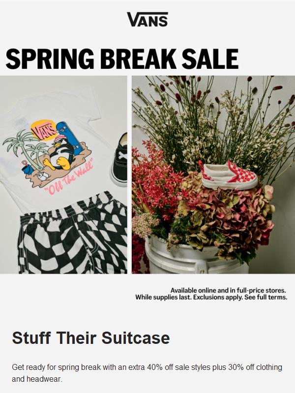 Get up to 40% off their new look