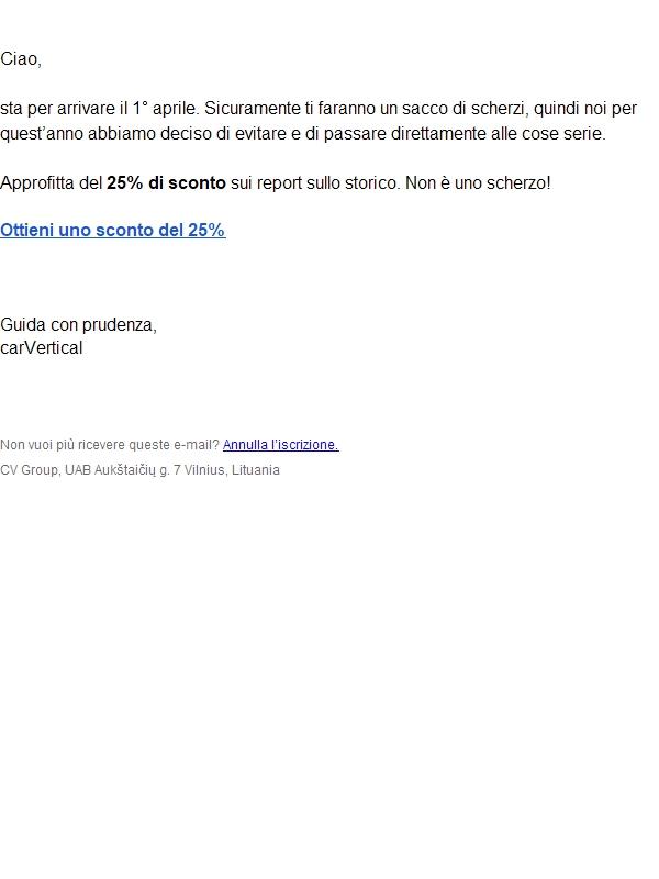 Questo 1° aprile non farti fregare