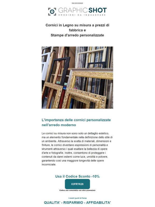 Cornici e Stampe Eccezionali per i Tuoi Spazi